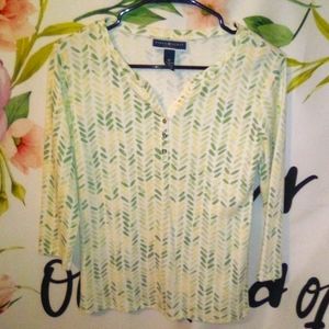 Keren Scott petites PP small 3/4 Sleeves Top 🌼
